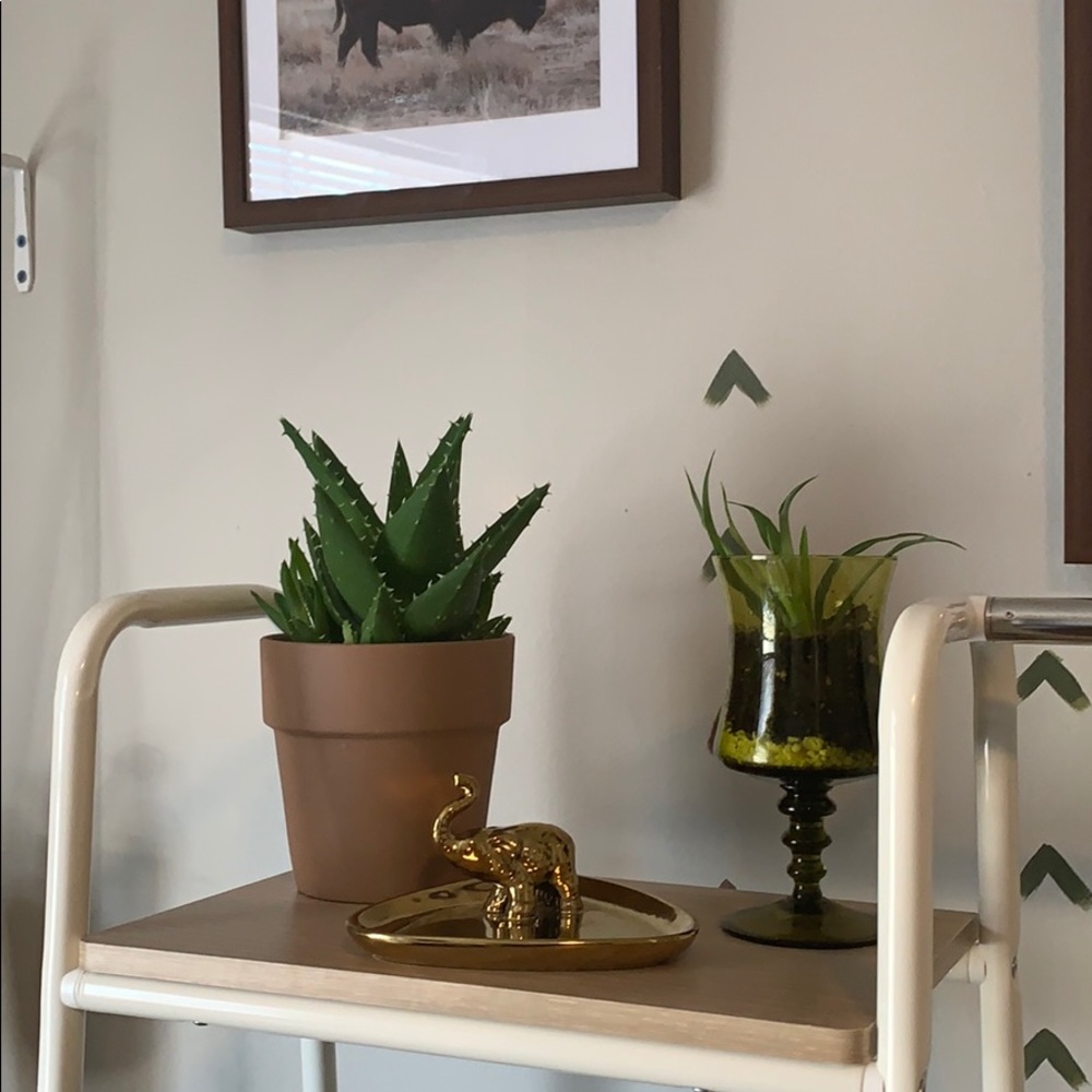 Gold Elephant ring dish